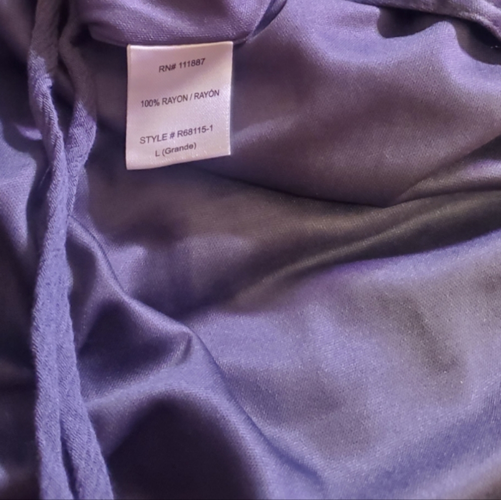 Rokoko Jumpsuit Grey with tie back & spaghetti straps Size Large - Picture 8 of 10